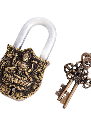 Brass Lakshmi Door Lock (4.5 Inch)