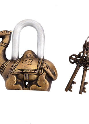 Brass Camel Door Lock (4.2 Inch)