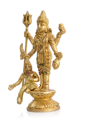Brass Superfine Mahalasa Narayani Idol (5.3 Inch)