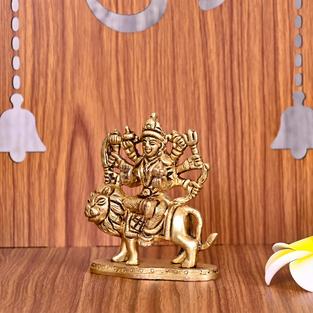 Brass Durga Devi Idol (3.5 Inch)