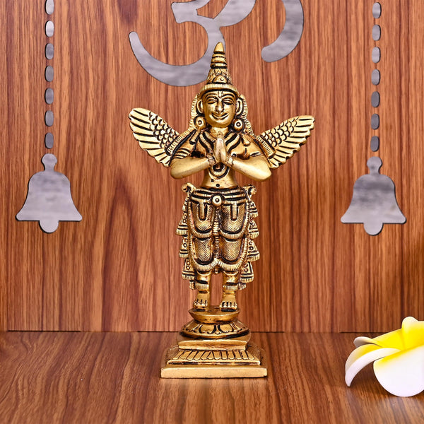 Brass Standing Garuda Idol (5.8 Inch)