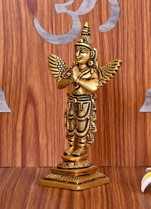 Brass Standing Garuda Idol (5.8 Inch)