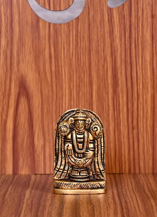 Brass Tirupati Balaji/Venkateshwar Idol (2 Inch)