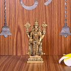 Brass Tirupati Balaji/Venkateshwar Idol (4 Inch)
