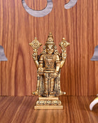 Brass Tirupati Balaji/Venkateshwar Idol (4 Inch)