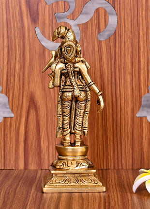 Brass Superfine Goddess Andal Idol (6 Inch)