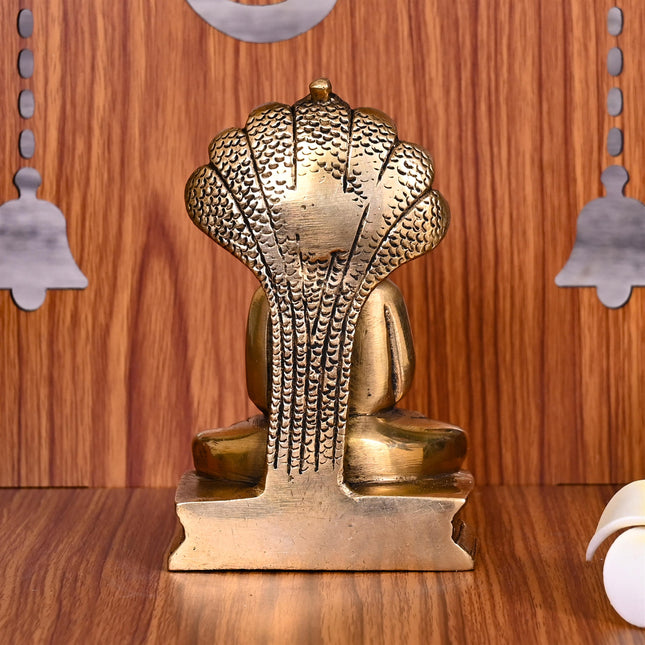 Brass Lord Parshvanatha Swamy Idol (4.5 Inch)