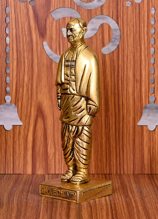 Brass Vallabh Bhai Patel Statue (Statue Of Unity) (7 Inch)