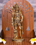 Brass Standing Hanuman Idol ( 10.5 Inch)
