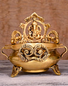 Brass Traditional Ganesha Urli/Floater (7 Inch)