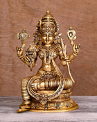Brass Superfine Rajarajeshwari Devi Superfine Statue (10.5