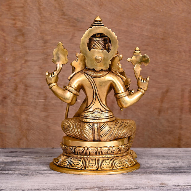 Brass Superfine Rajarajeshwari Devi Superfine Statue (10.5")