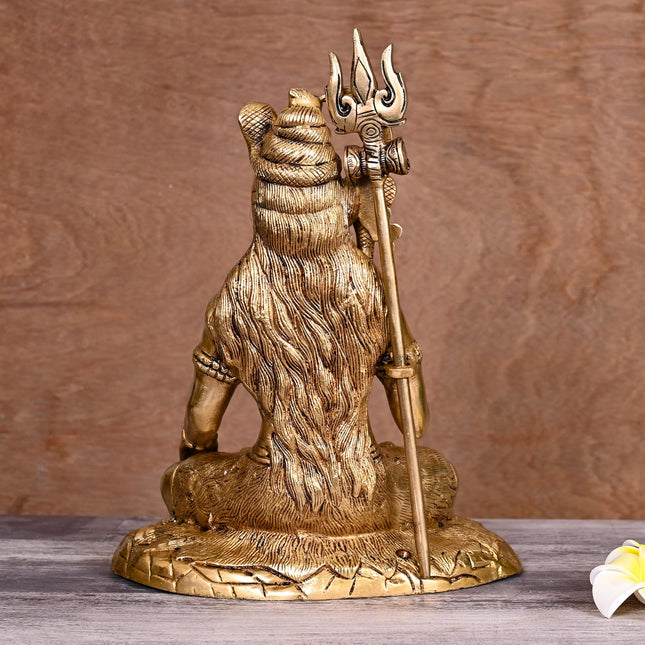 Brass Superfine Lord Shiva Statue (11.5 Inch)