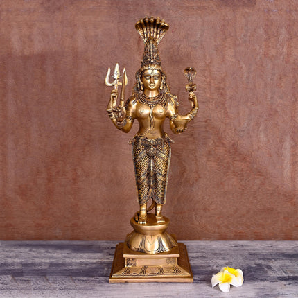 Brass Karumari Amman Superfine Statue (25 Inch)