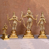Brass Superfine Ram Darbar Statue Set (15 Inch)