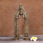 Brass Handcarved Prabhavali Frame (13 Inch)