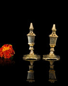 Brass Incense Holder/Agardan Pair (3.2 Inch)