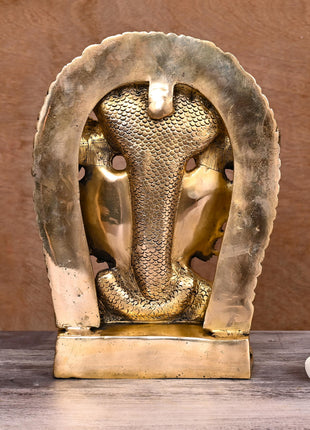 Brass Vishwaroopam Vishnu Statue (11")