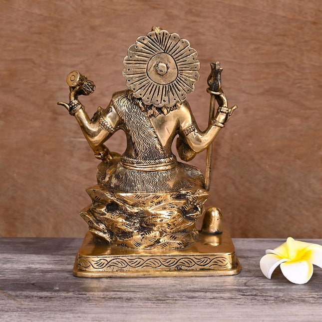 Brass Lord Shiva Statue (8.5 Inch)