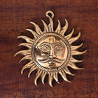 Brass Sun Face Wall Hanging (7.5