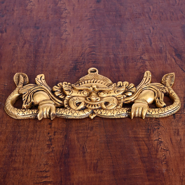 Brass Yali Wall Hanging (4.5")