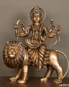 Brass Goddess Durga Superfine Idol (24.5 Inch)