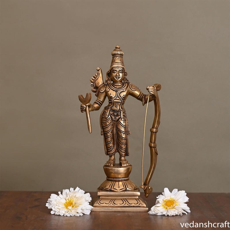 Brass Superfine Dashavatar/Vishnu Avatars Statue Set (10 Inch)