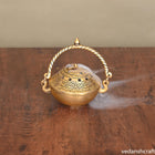 Brass Dhoop Dani & Incense Holder (4.5 Inch)