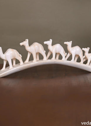 Camel Family Showpiece (3.5 Inch)