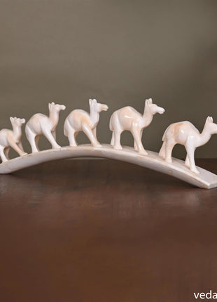 Camel Family Showpiece (3.5 Inch)