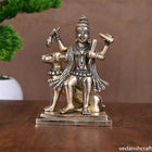 Brass Kal Bhairav Idol (6.2 Inch)