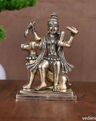 Brass Kal Bhairav Idol (6.2 Inch)