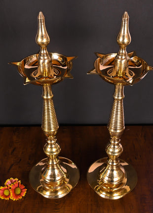 Brass Divine Samai Lamp Pair