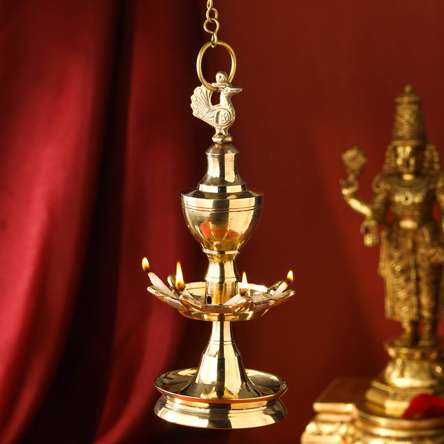 Brass Hanging Diya 