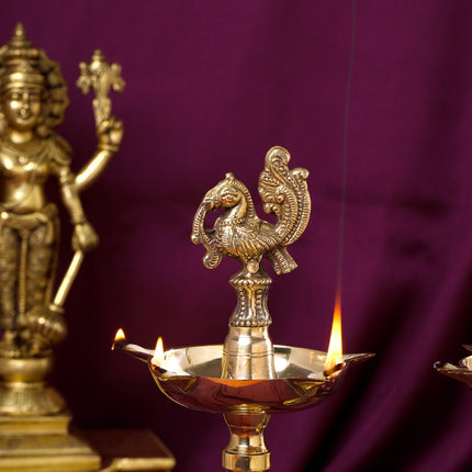 Brass Daana Kaashi Samai Pair