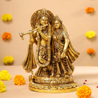 BRASS SUPERFINE RADHA KRISHNA STATUE (12.5