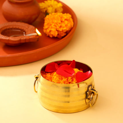Brass Kerala Rice Vessel