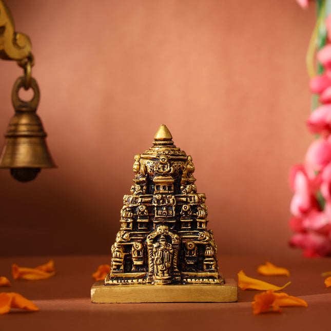 Brass Balaji Temple Model (3 Inch)