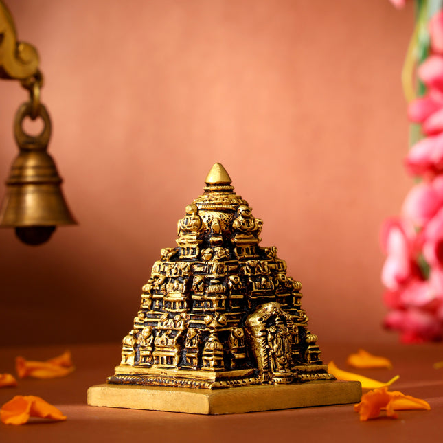 Brass Balaji Temple Model (3 Inch)