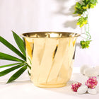 Brass Decorative Round Bucket Planter Pot