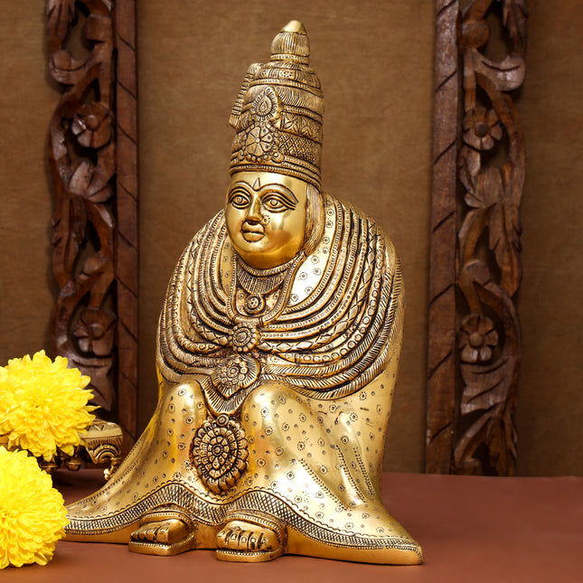 Brass Tulja Bhavani Idol (15.5 Inch)