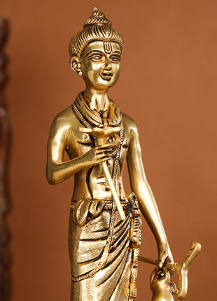 Brass Neelkanth Swami Narayan Idol (12 Inch)
