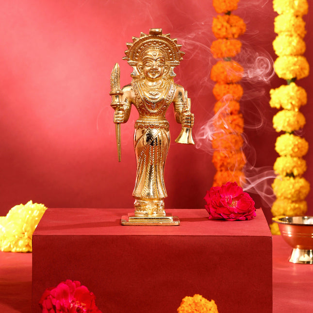 Brass Raksha Devi Idol (7.5 Inch)