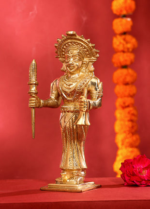 Brass Raksha Devi Idol (7.5 Inch)