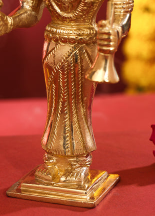 Brass Raksha Devi Idol (7.5 Inch)