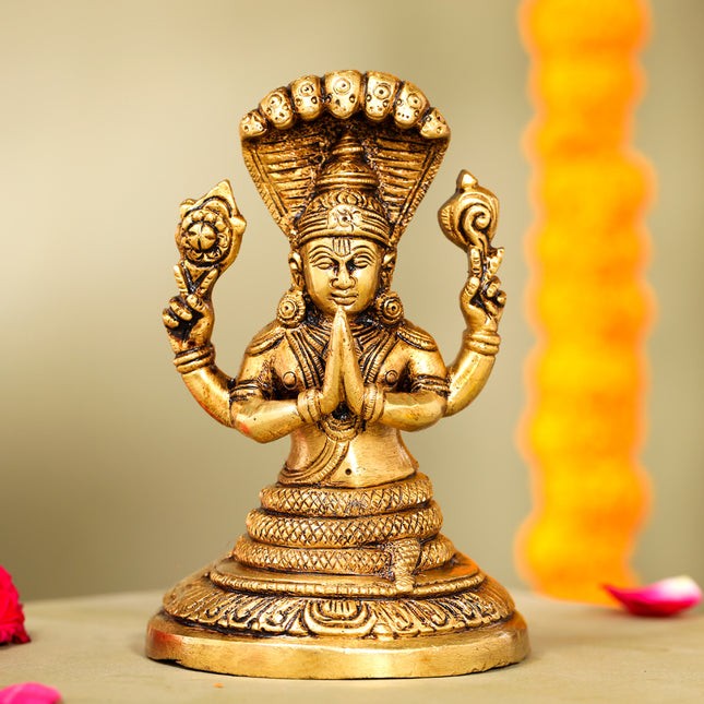 Brass Superfine God Patanjali Idol