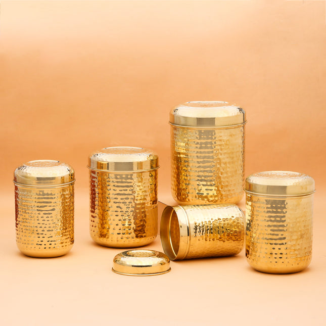 Brass Container With Lid