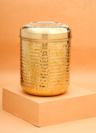 Brass Container Set With Lid