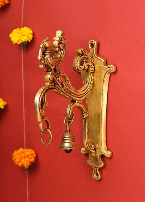 mantra gold coatings Wall & Door Bronze Decorative Antique Door Bell (  Height - 8 inches ) in Antique Bell Color Bronze Decorative Bell Price in  India - Buy mantra gold coatings