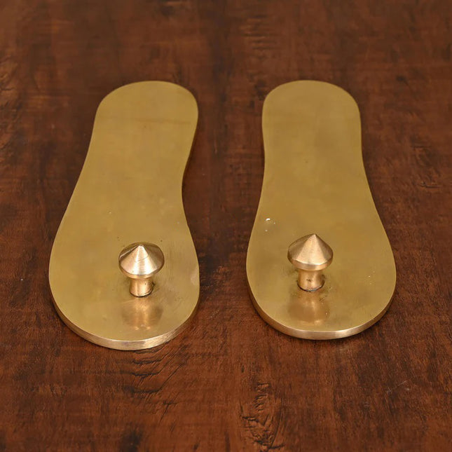 Brass Superfine Charan Paduka (8.5 Inch)